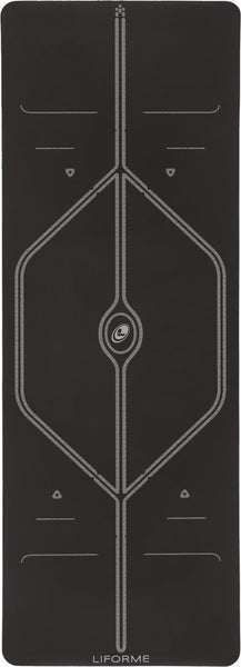 Liforme Mat - Black - XL (incl. tas) 210 x 70 x 0,42 cm - 3,5 kg