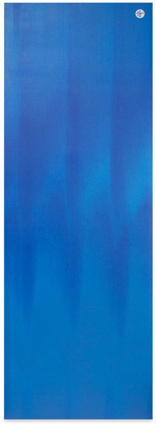Manduka PRO Yoga Mat Blauw - Royal Flanure | 66 x 183 cm, x 0,6 mm dik | Zeer Goede Antislip & Latexvrij | Ideaal voor Hot Yoga & Vinyasa Flow | Deze Yogamat biedt een optimale ondersteuning voor rug, heupen, knieën en ellebogen op harde ondergronden