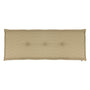 Kopu® Manchester Sand Bankkussen 120x50 cm - Zand - Hoogwaardige stof