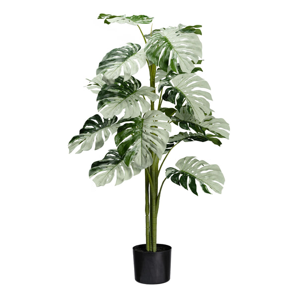 Kopu® Kunstplant Monstera Variegata Half Moon 115 cm - 16 bladeren