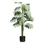 Kopu® Kunstplant Monstera Variegata Half Moon 115 cm - 16 bladeren