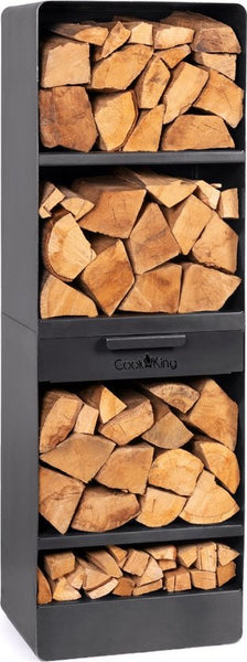 CookKing Houtopslag Vento - Hoge Kwaliteit Staal - Handgemaakt in Europa