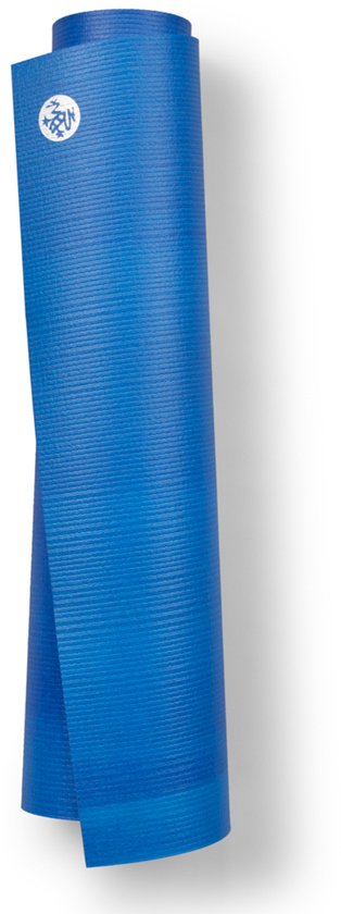 Manduka PRO Yoga Mat Blauw - Royal Flanure | 66 x 183 cm, x 0,6 mm dik | Zeer Goede Antislip & Latexvrij | Ideaal voor Hot Yoga & Vinyasa Flow | Deze Yogamat biedt een optimale ondersteuning voor rug, heupen, knieën en ellebogen op harde ondergronden