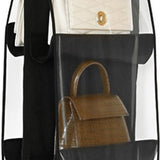 Tassen organizer - Opbergen van 6 Handtassen - Zwart - Hangende tassenopberger - 85 cm x 36 cm - Organiser