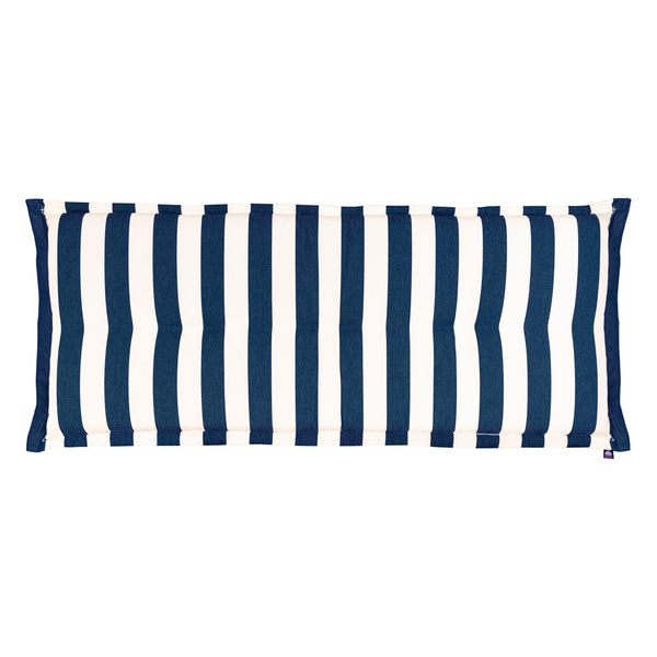 Kopu® Mila Navy Blue 120 cm - Hoogwaardig Bankkussen - Gestreept