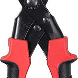 Gaatjestang voor Riem en Leder - Rood - Professionele Gaatjestang - Ponstang - Revolvertang - Gatentang - Perforatietang