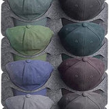 Cap Rack - Petjes Organizer voor aan Deur - Grijs - 14 Petten - Organizer voor Petjes en Caps - Petjes Opbergsysteem - Vilt - Petten Houder - Petten Opbergzak - Hat Holder - 130 x 46 cm