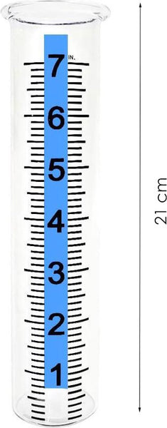 Regenmeter - Regenmeter op Voet - Neerslagmeter - Regenmeter met Grondpen