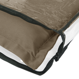Kopu® Prisma Taupe - Comfortabel Tuinkussen met Hoge Rug - Taupe