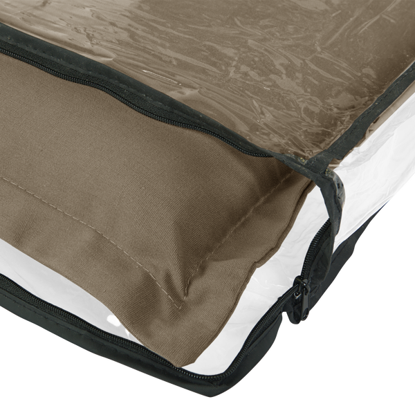 Kopu® Prisma Taupe - Comfortabel Tuinkussen met Hoge Rug - Taupe