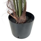 Kopu® Kunstplant Arecapalm 110 cm 6 stammen - zwarte pot - Nepplant