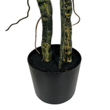 Kopu® Kunstplant Colocasia 180 cm - 19 bladeren - in zwarte pot