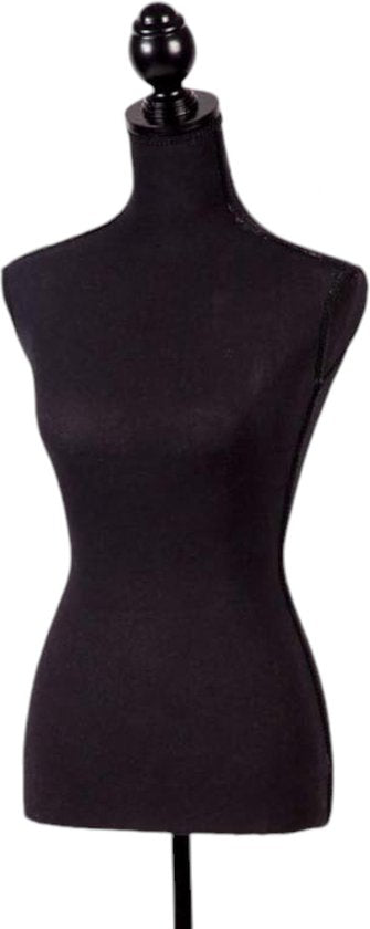 Etalagepop Vrouw - Zwart - Paspop Dames - Verstelbaar 134 tot 170 cm