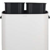 Luzzo® New York Push Afvalscheidingsprullenbak 18 ltr 2 bakken