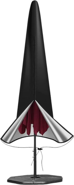 Hoes voor Zweefparasol - 190 x 56 cm - Parasolhoes met Rits - Voor Zweefparasol en Staande Parasol - Waterafstotend - Parasolhoes Staande Parasol