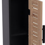 Toiletrolhouder met toiletroldispenser serie Bergen - 18x18x75 cm