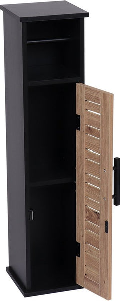 Toiletrolhouder met toiletroldispenser serie Bergen - 18x18x75 cm