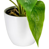 Kopu® 2 stuks Anthurium Wit Kunstplant 40 cm - Flamingoplant Wit