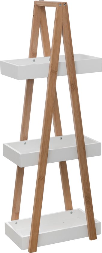 4goodz Opbergrek met 3 schappen 30x18,5x82cm