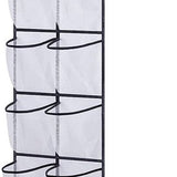 Schoenenkast Hangend - Schoenenzak 12 vakken - Opbergen van Schoenen aan Deur - Schoenenzak Wit - Oplossing voor rondslingerende schoenen - Hoogwaardige Schoenenkast