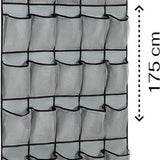Schoenenkast Hangend - Schoenenzak 35 vakken - Opbergen van Schoenen aan Deur - Schoenenzak Grijs - Oplossing voor rondslingerende schoenen - Hoogwaardige Schoenenkast
