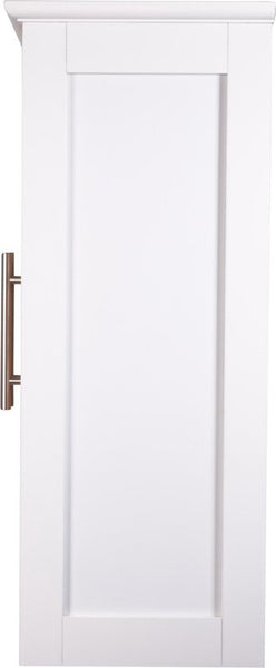 4goodz Wandkast Badkamer MDF Stockholm 52x22x55cm - wit/bruin