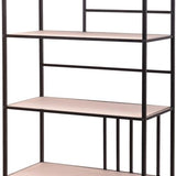 4livingz Napoli Recht - Stevig industrieel Wandrek 173x74x70 cm