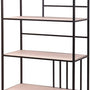 4livingz Napoli Recht - Stevig industrieel Wandrek 173x74x70 cm