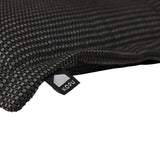 Kopu® Manchester Black - Hoogwaardig  Bankkussen 180x50 cm - Zwart