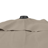 Kopu® Ronde stok-Parasol 300 cm Calma met Beschermhoes - Taupe