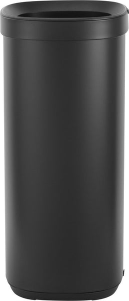 Luzzo® Open Square Prullenbak 50 liter - afvalbak-vuilnisbak -Zwart