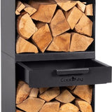 CookKing Houtopslag Vento - Hoge Kwaliteit Staal - Handgemaakt in Europa