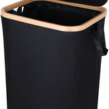 Wasmand met Deksel – Opvouwbare Wasmand – Wasbox 100L – Wassorteerder met Binnenzak – Beige – Voor Badkamer, Slaapkamer en Wasruimte