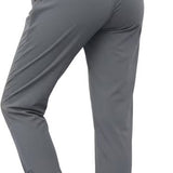 SparkNine Comfortfit zwangerschapslegging - met zijzakken - S - grijs - hoog getailleerd - zacht & ademend met buiksteun - rekbaar - maternity