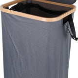 Wasmand met Deksel – Opvouwbare Wasmand – Wasbox 100L – Wassorteerder met Binnenzak – Zwart – Voor Badkamer, Slaapkamer en Wasruimte