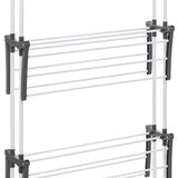 4goodz Droogrek 24 meter Inklapbaar op Wielen 62x125x174 cm - Wit