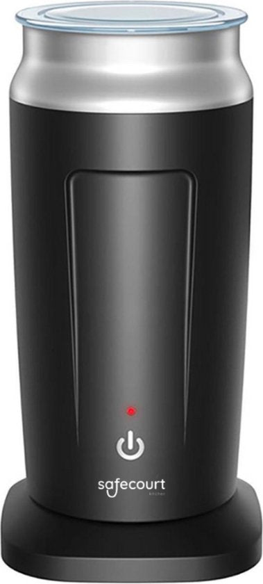 Safecourt Kitchen Melkopschuimer - Elektrische melkopschuimer - Zwart - 4-in-1 - 500W - PFAS-vrij