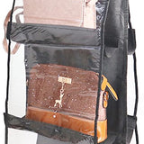 Tassen organizer - Opbergen van 6 Handtassen - Zwart - Hangende tassenopberger - 85 cm x 36 cm - Organiser