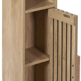 Toiletrolhouder met Reserverolhouder Klaus wc kastje staand Hout