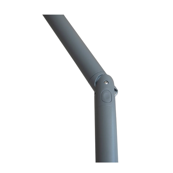 Kopu® Leon Parasol Rechthoek 150x250cm met Hoes en Voet - Balkonparasol Olijf