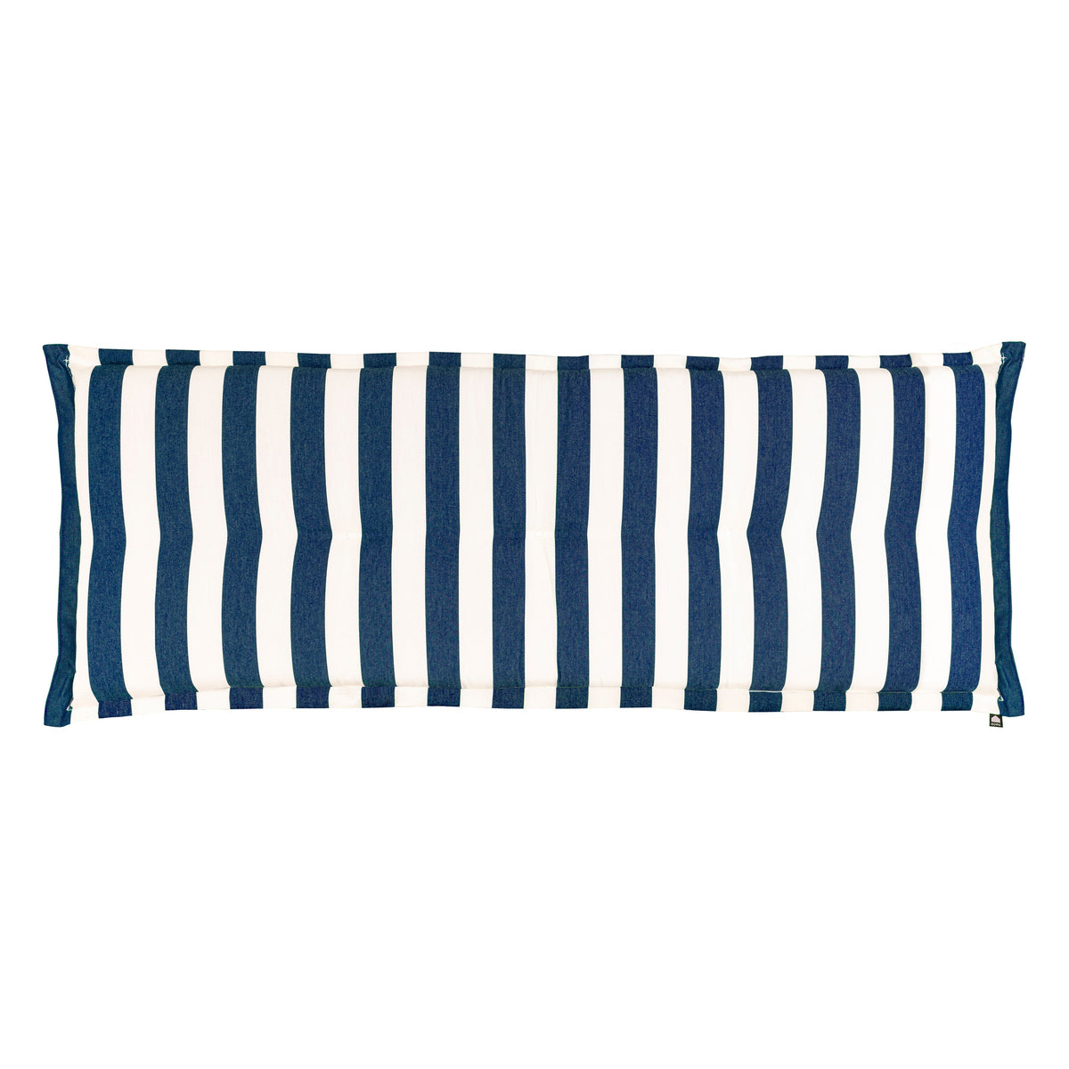Kopu® Mila Navy Blue 150 cm - Hoogwaardig Bankkussen - Gestreept