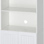 Keukenkast Voorraadkast Hoog met 2 open planken 40x70x170 cm - Wit