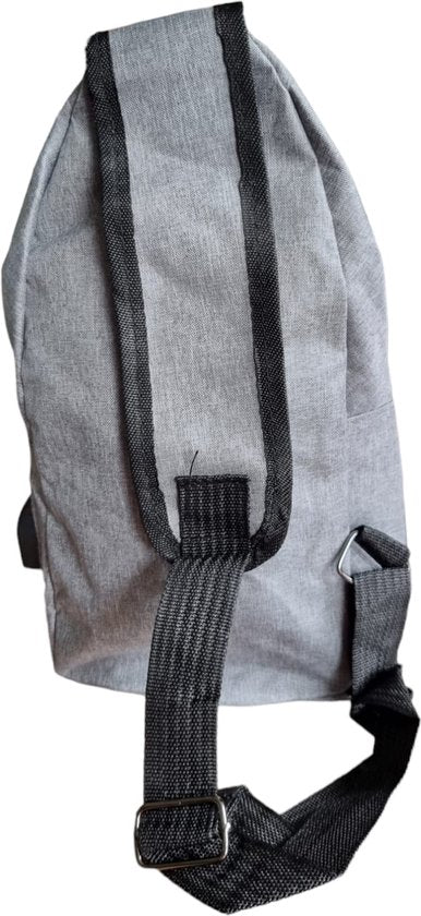 Sasemy - Borsttas Sling Bag Voor Heren - Sling Bag - 3 rits-vakken - Dames - Heren - Grijs #7 - 30 x 16 x 6 - Slingbag - Sbag - Schoudertas - Rugzak - Crossbody bag - Vaderdag Cadeau - Verjaardag Cadeau - Sinterklaas Cadeau - Kerst Cadeau