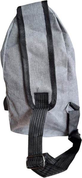 Sasemy - Borsttas Sling Bag Voor Heren - Sling Bag - 3 rits-vakken - Dames - Heren - Grijs #7 - 30 x 16 x 6 - Slingbag - Sbag - Schoudertas - Rugzak - Crossbody bag - Vaderdag Cadeau - Verjaardag Cadeau - Sinterklaas Cadeau - Kerst Cadeau