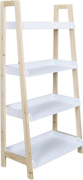 Home Deco Factory Wandrek 4 lagen 60x30x117 cm - Wit