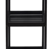 Home Deco Factory Keukentrolley – 2 Etages – Verrijdbaar - Zwart