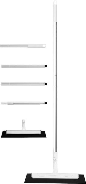 Vloerwisser met Lange steel - 125 cm - Wit - Vloertrekker met Verstelbare steel