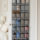 Schoenenkast Hangend - Schoenenzak 35 vakken - Opbergen van Schoenen aan Deur - Schoenenzak Grijs - Oplossing voor rondslingerende schoenen - Hoogwaardige Schoenenkast