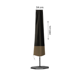Parasolhoes - Zwart/Bruin - 240 cm x 55 cm - Parasolhoes Staande Parasol - Max. 3.5 meter