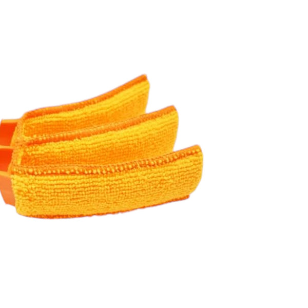 Jaloezie Reiniger - Oranje - 3 Extra Doekjes - 1 Microvezeldoek - Geschikt voor Luxaflex - Lamellen Schoonmaken